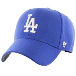 Czapka z daszkiem dla dorosłych 47 Brand Los Angeles Dodgers Cap. Niebieskie czapki męskie 47 Brand, bez wzorów, z wełny, sportowe. Za 157.00 zł.