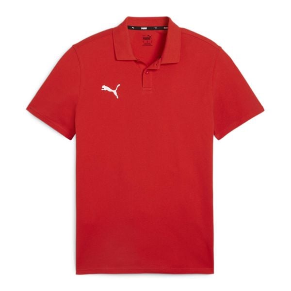 Koszulka męska Puma Team Goal Casuals Polo. Czerwone koszulki polo męskie Puma, l, bez wzorów, bez ramiączek. Za 89.09 zł.