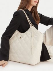 Badura Torebka CEO-KAJI-LDA8613 Écru. Torebki klasyczne damskie Badura, bez wzorów, z materiału, bez dodatków. Za 299.99 zł.