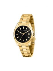 KARL LAGERFELD Zegarek R0553101506 Złoty. Żółte, analogowe zegarki damskie Karl Lagerfeld, złote. Za 719.99 zł.