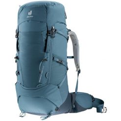 Plecak trekkingowy Deuter Aircontact Core 50+10 - atlantic/ink. Niebieskie plecaki damskie Deuter, bez wzorów. Za 1,032.99 zł.