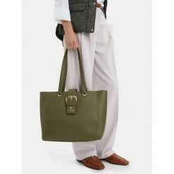 Torebka Beverly Hills Polo Club. Zielone torebki klasyczne damskie Beverly Hills Polo Club, bez wzorów, bez dodatków. Za 229.99 zł.
