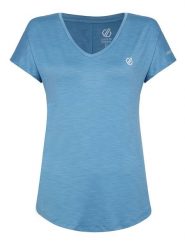 Dare 2b Koszulka funkcyjna "Vigilant" w kolorze błękitnym rozmiar: 32. Niebieskie bluzki sportowe damskie Dare 2b, z materiału, bez kołnierzyka, bez ramiączek. Za 37.03 zł.