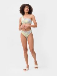 4F Dół od bikini damski L. Żółte bikini damskie 4f, bez wzorów. W wyprzedaży za 4.99 zł.