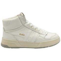 Buty damskie Gola Challenge High. Białe buty sportowe na co dzień damskie Gola, bez wzorów, ze skóry. Za 596.00 zł.
