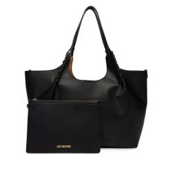 Torebka LOVE MOSCHINO. Czarne torebki klasyczne damskie Love Moschino, bez wzorów, bez dodatków. Za 1,049.00 zł.