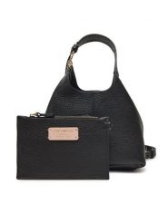Coccinelle Torebka E1 SHA 58 01 01 Czarny. Czarne torebki klasyczne damskie Coccinelle, bez wzorów, ze skóry, bez dodatków. Za 1,289.00 zł.