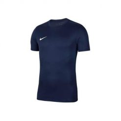 Koszulka treningowa męska Nike Park Vii. Niebieskie t-shirty sportowe męskie Nike, m, bez ramiączek, do piłki nożnej. Za 145.00 zł.
