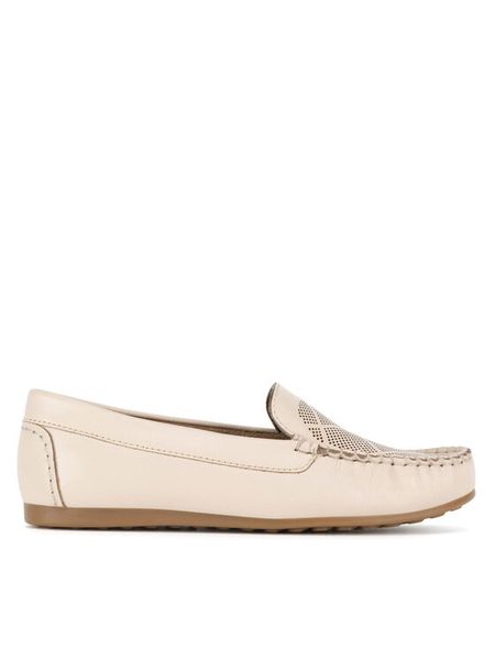 Lasocki Mokasyny GRD-D520-05 Beżowy. Brązowe mokasyny damskie Lasocki, ze skóry. Za 199.99 zł.