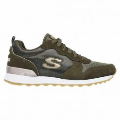 Obuwie Sportowe Damskie Skechers Retros-OG 85 Kobieta. Zielone buty sportowe na co dzień damskie Skechers, bez wzorów, z materiału. Za 347.00 zł.