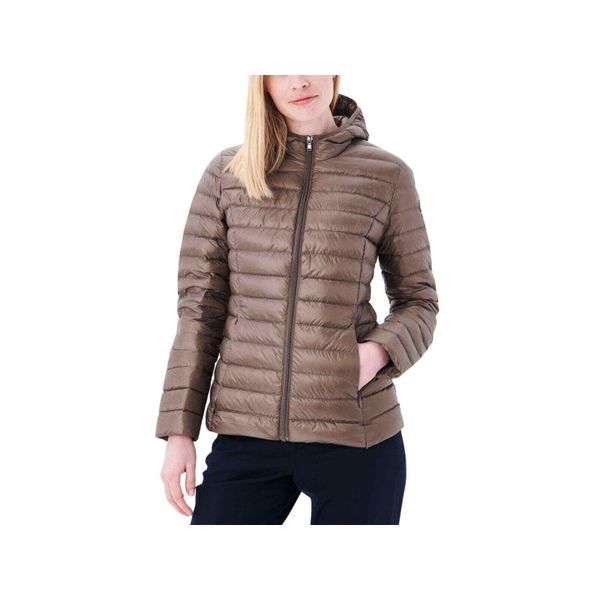 Damska kurtka puchowa JOTT Cloe. Brązowe kurtki damskie jott, l, bez wzorów, z puchu, bez kaptura, narciarskie. Za 736.70 zł.