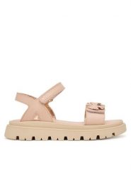 Primigi Sandały 1438033 S Różowy. Czerwone sandały dziewczęce Primigi, ze skóry, bez zapięcia. Za 299.99 zł.