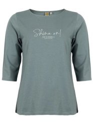 Roadsign Koszulka w kolorze zielonym rozmiar: M. Zielone bluzki damskie Roadsign, m, bez wzorów, z bawełny, bez kołnierzyka, bez ramiączek. Za 26.07 zł.