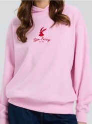 Bluza z nadrukiem Looney Tunes - różowy. Czerwone bluzy bez kaptura damskie Sinsay, l. Za 39.99 zł.