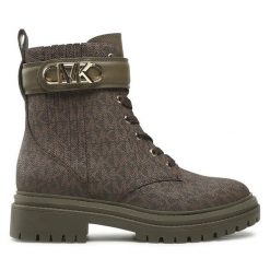 Trapery MICHAEL Michael Kors. Brązowe trapery damskie MICHAEL Michael Kors, bez obcasa. Za 1,549.00 zł.