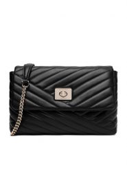 Nine West Torebka CEO-SUSAN-LA513-561 Czarny. Czarne torebki klasyczne damskie Nine West, bez wzorów, z materiału, bez dodatków. Za 199.99 zł.