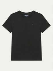 Tommy Hilfiger T-Shirt KB0KB04140 D Czarny Regular Fit. Czarne t-shirty chłopięce Tommy Hilfiger, bez wzorów, z bawełny, bez ramiączek. Za 69.99 zł.