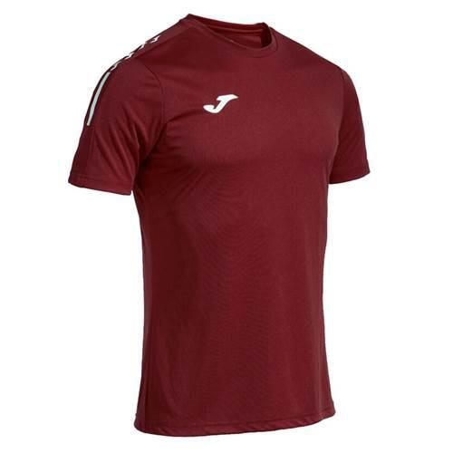 Koszulka treningowa męska Joma Olimpiada. Czerwone t-shirty sportowe męskie Joma, m, z materiału, bez ramiączek. Za 166.00 zł.