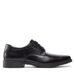 Półbuty Clarks. Czarne buty wizytowe męskie Clarks, bez zapięcia. Za 279.99 zł.
