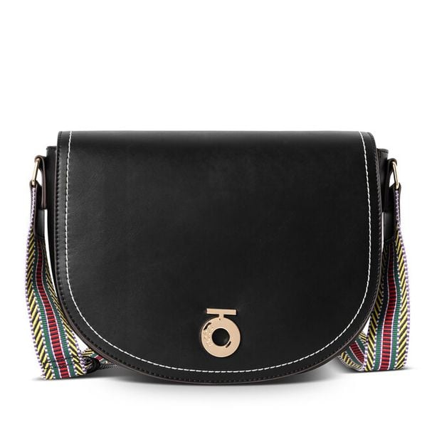 Torebka Nobo. Czarne listonoszki damskie Nobo, bez wzorów, bez dodatków. Za 219.99 zł.