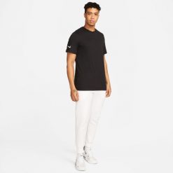 T-shirt sportowy z krótkim rękawem męski Park 20 M Tee. Czarne t-shirty męskie Nike, m, bez wzorów, z bawełny, bez kołnierzyka. Za 99.99 zł.