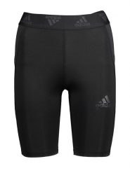 Adidas Szorty sportowe "TF ST 3S" w kolorze czarnym rozmiar: XS. Czarne spodenki sportowe damskie Adidas, s, z materiału, outdoorowe. Za 83.42 zł.