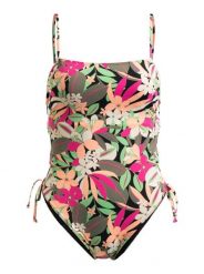 Strój kąpielowy jednoczęściowy damski ROXY Printed Beach Classics Lace UP. Czarne stroje jednoczęściowe damskie Roxy, s, bez wzorów. Za 149.99 zł.