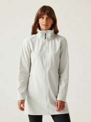 Regatta Płaszcz softshellowy "Carisbrooke" w kolorze kremowym rozmiar: 50. Brązowe płaszcze damskie Regatta, m, bez wzorów, sportowe. Za 171.68 zł.