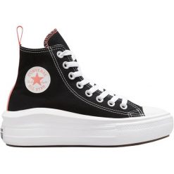 Buty sportowe Converse Chuck Taylor All Star Move. Czarne buty sportowe na co dzień damskie Converse, bez wzorów, z materiału. Za 390.00 zł.