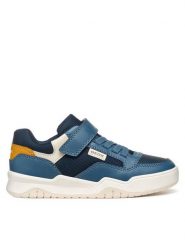 Geox Sneakersy J Perth J367RE 0FEFU C4277 S Granatowy. Niebieskie buty sportowe chłopięce Geox, bez wzorów, ze skóry, bez zapięcia. Za 209.99 zł.