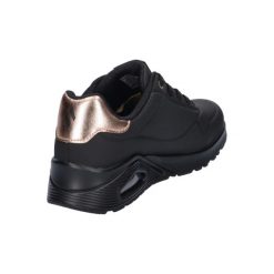 Buty sportowe Sneakersy damskie, Skechers Uno-Golden Air. Czarne buty sportowe na co dzień damskie Skechers, bez wzorów, z syntetyku, trekkingowe, Skechers Sport. Za 407.00 zł.