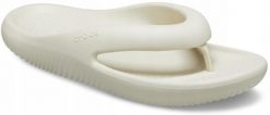 Japonki Dla Dorosłych Crocs Mellow Flip. Brązowe klapki damskie Crocs, bez wzorów, z materiału, bez obcasa. Za 139.99 zł.