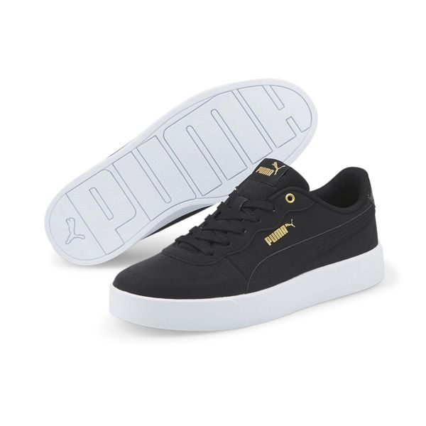 Buty do chodzenia damskie Puma Skye Clean. Brązowe buty sportowe na co dzień damskie Puma, bez wzorów, z materiału, trekkingowe. Za 178.29 zł.