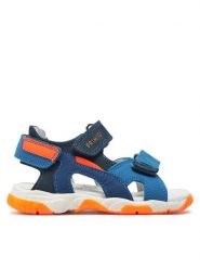 Primigi Sandały 5940511 M Niebieski. Niebieskie sandały chłopięce Primigi, ze skóry, bez zapięcia. Za 199.99 zł.