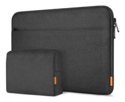 Inateck LB01005 33,8 cm (13.3") Etui kieszeniowe Czarny. Czarne walizki no name, bez wzorów. Za 130.99 zł.
