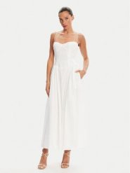 BARDOT Sukienka wieczorowa Estie 59786DB Biały Regular Fit. Białe sukienki damskie BARDOT, bez wzorów, z bawełny, wizytowe, bez kołnierzyka, bez ramiączek. Za 529.99 zł.