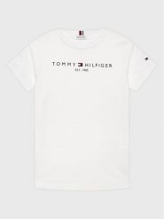 Tommy Hilfiger T-Shirt Essential KS0KS00210 M Biały Regular Fit. Białe t-shirty chłopięce Tommy Hilfiger, bez wzorów, z bawełny, bez ramiączek. Za 79.99 zł.