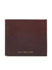 Tommy Hilfiger Portfel Th Seasonal Extra Cc And Coin AM0AM14798 Brązowy. Brązowe portfele męskie Tommy Hilfiger, bez wzorów, ze skóry. Za 349.99 zł.