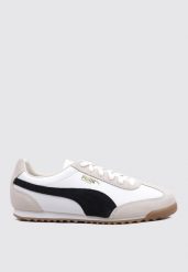 Buty sportowe unisex Puma Arizona Retro skórzane. Białe buty sportowe na co dzień męskie Puma, z gumy, bez zapięcia, trekkingowe. Za 239.00 zł.