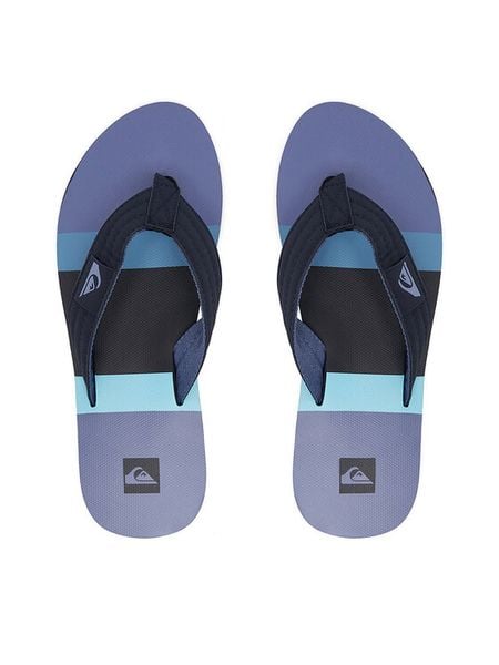 Quiksilver Japonki EO-DUNE CQ10036MMDA Granatowy. Niebieskie klapki i japonki męskie Quiksilver, ze skóry. Za 109.99 zł.