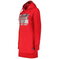 Długa bluza damska z kapturem Geographical Norway Fabienne Red DB Lady czerwona. Czerwone bluzy sportowe damskie Geographical Norway. Za 149.00 zł.