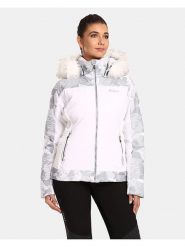 Kilpi Kurtka narciarska "Lena" w kolorze jasnoróżowo-szaro-białym rozmiar: 42. Białe kurtki narciarskie i snowboardowe damskie Kilpi, m, bez wzorów, ze lnu, bez kaptura, narciarskie. Za 654.23 zł.