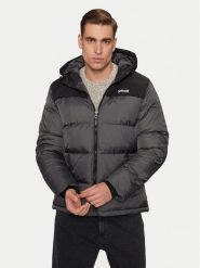 Schott NYC Kurtka zimowa UTAH2 Szary Regular Fit. Szare kurtki męskie Schott NYC, na zimę, l, bez wzorów, z syntetyku, bez kaptura. Za 529.99 zł.