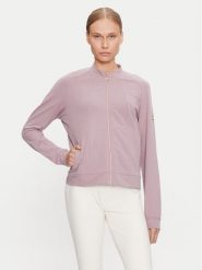 EA7 Emporio Armani Bluza 6DTM06 TJVHZ Fioletowy Regular Fit. Fioletowe bluzy bez kaptura damskie EA7 Emporio Armani, xs, z bawełny. Za 239.99 zł.
