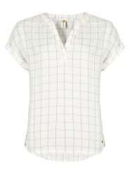 Roadsign Bluzka w kolorze kremowym rozmiar: XL. Brązowe bluzki damskie Roadsign, xl, bez wzorów, z wiskozy, bez kołnierzyka, bez ramiączek. Za 56.99 zł.