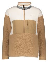 PICTURE Bluza polarowa "Naatil" w kolorze jasnobrązowo-kremowym rozmiar: XS. Brązowe bluzy bez kaptura damskie Picture, xs, z materiału. Za 184.46 zł.