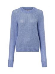 IPURI Sweter z dzianiny Kobiety niebieski, L. Niebieskie swetry klasyczne damskie IPURI, l, z dzianiny, bez kołnierzyka. Za 299.95 zł.