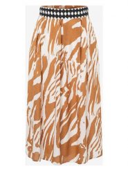 More & More Spódnica w kolorze karmelowo-białym rozmiar: 44. Brązowe spódniczki damskie MORE & MORE, bez wzorów, z bawełny, z podwyższonym stanem, maxi, proste. Za 100.28 zł.