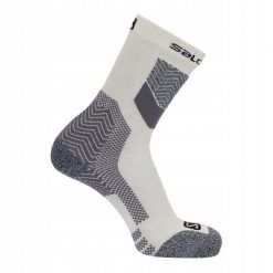 Skarpetki turystyczne Salomon Outpath Wool. Szare skarpetki męskie Salomon, bez wzorów. Za 79.00 zł.