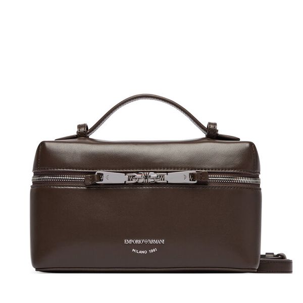 Torebka Emporio Armani. Brązowe torebki klasyczne damskie Emporio Armani, bez wzorów, bez dodatków. Za 1,404.00 zł.